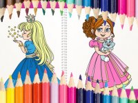 Princess Coloring Book Online Coloring Game