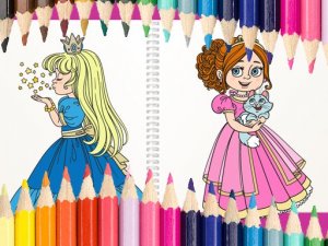 Princess Coloring Book Online Coloring Game