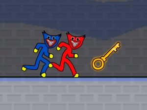 Stickman Huggy Party Duo Online Puzzle Game
