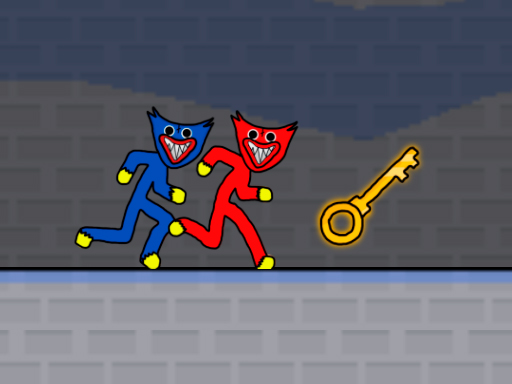 Stickman Huggy Party Duo Online Puzzle Game
