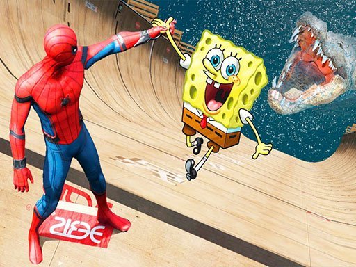 SpongeBob and Spider-Man Team-Up Adventure