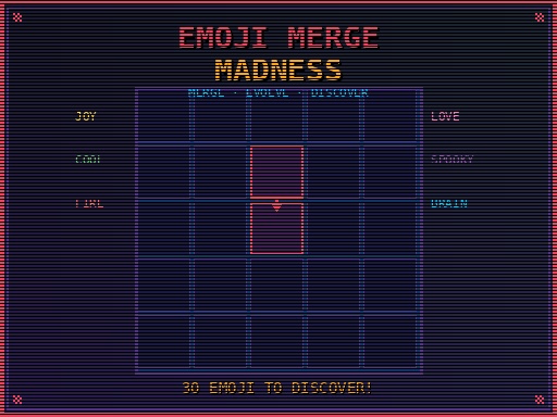 Emoji Merge Madness Online Puzzle Game