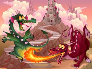 Dragon Memory Match Puzzle