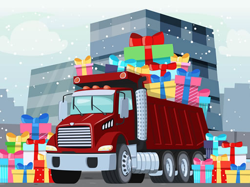 Snowy Trucks Hidden Online Game Puzzle Game