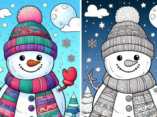 BTS Winter Coloring Online Game - Coloring Game