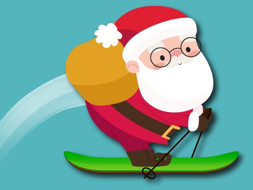 Avalanche Santa Ski Xmas Online Arcade Game