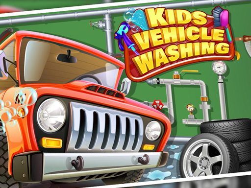 Kids Car Wash Garage - Monster Truck Cleaning Game Puzzle Game