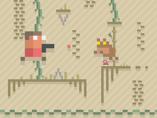 Paper Pixel Adventure Online Arcade Game