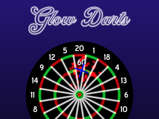 Glow Darts Online Arcade Game