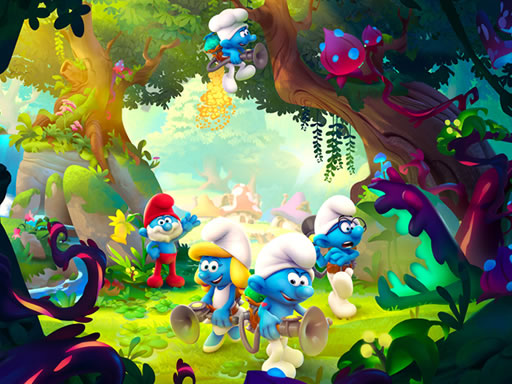 Little Smurfs Coloring Online Coloring Game