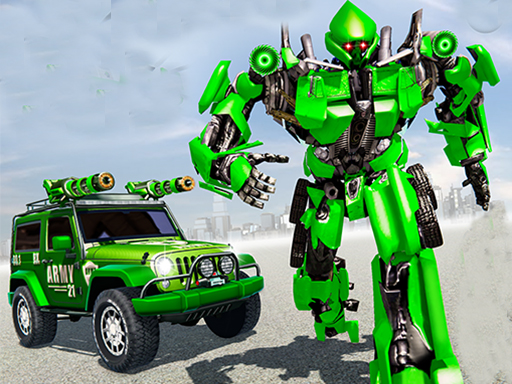 US Police Car Real Robot Transform Online Arcade Game