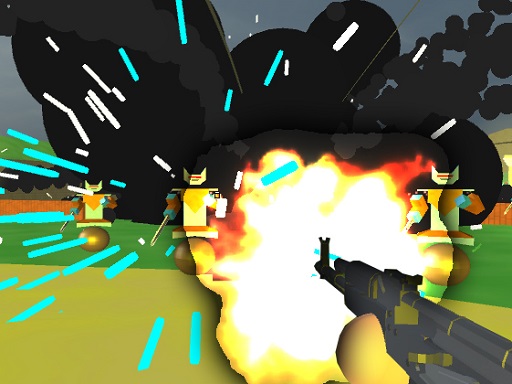 Robot Base Shootout 3D Online Arcade Game