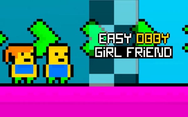 Easy Obby Girl Friend: 3D Adventure Platformer Online Game - Arcade Game