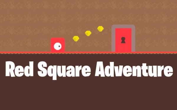 Red Square Adventure Online Geometry Platformer Game