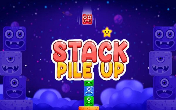 Stack PileUP: Alien Tower Balance Online Puzzle Game