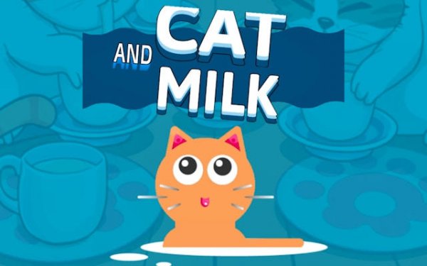 Cat and Milk: Swing & Feed Online Puzzle Game