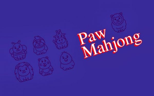 Paw Mahjong: Animal Tile Matching Puzzle Online Game