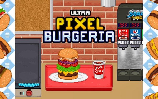 Ultra Pixel Burgeria - Fast Food Cooking Game Online