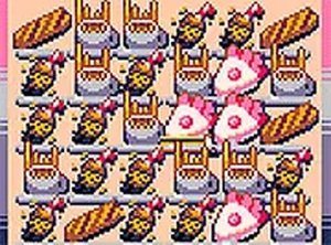 Feline Food Tile Swap
